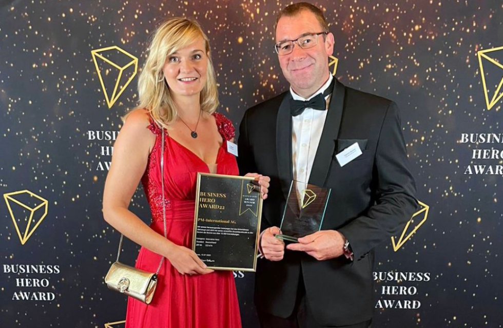 PM-International mit Business Hero Award 2022 ausgezeichnet 