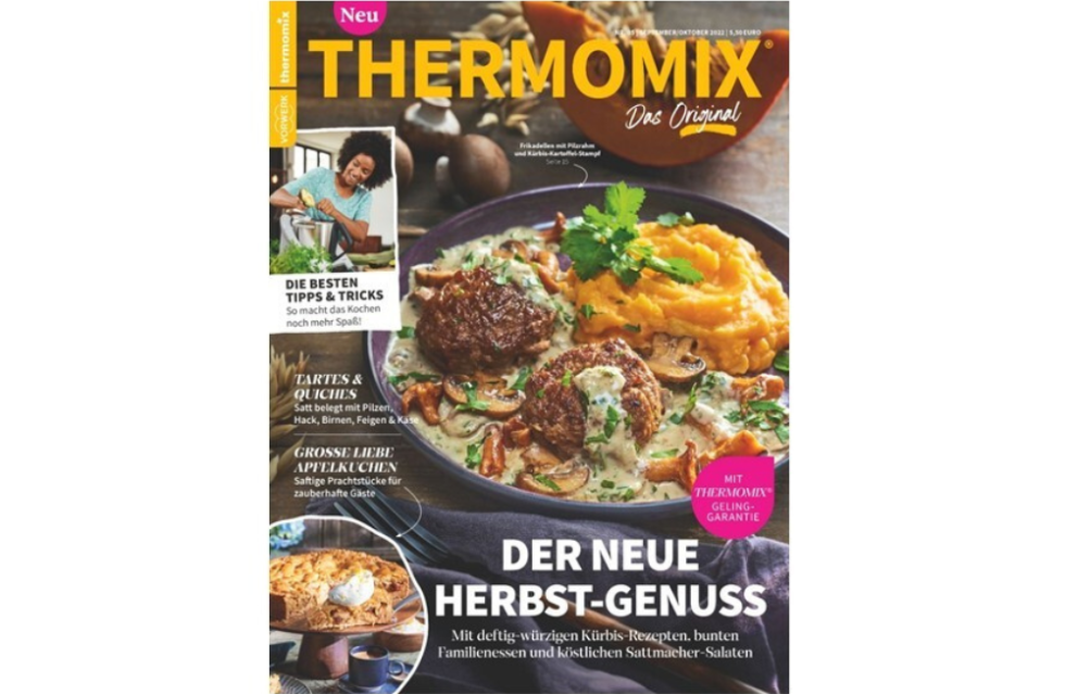 Im neuen Look: Das THERMOMIX® Magazin gibt es ab September auch am Kiosk und in Lebensmittelmärkten