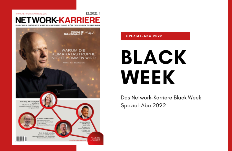 Black Week auch bei der Network-Karriere 